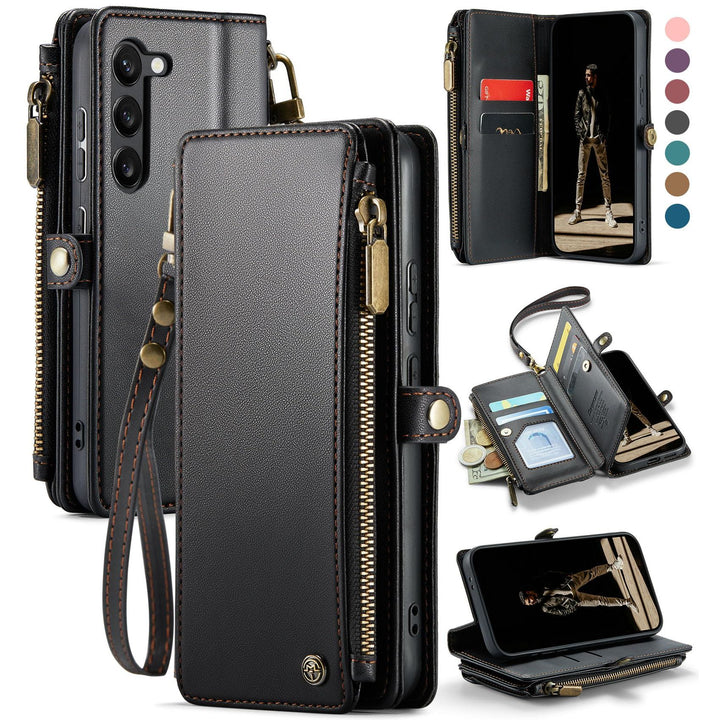 Defencase RFID Wallet Case for Galaxy S23 - Purple - DOKUTRONIX