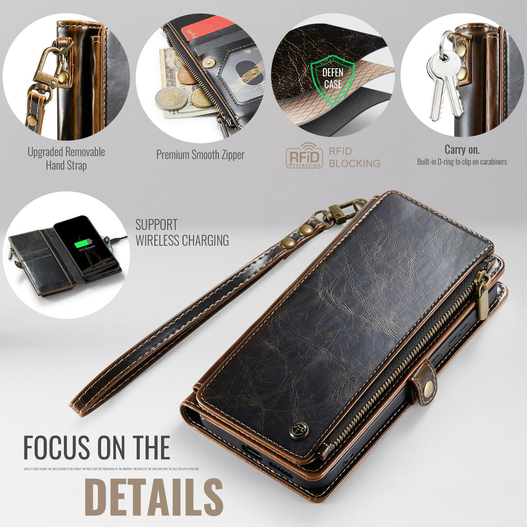 Defencase RFID Wallet Case for Galaxy S23 - Purple - DOKUTRONIX