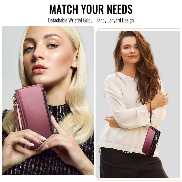 Defencase RFID Wallet Case for Galaxy S23 - Purple - DOKUTRONIX