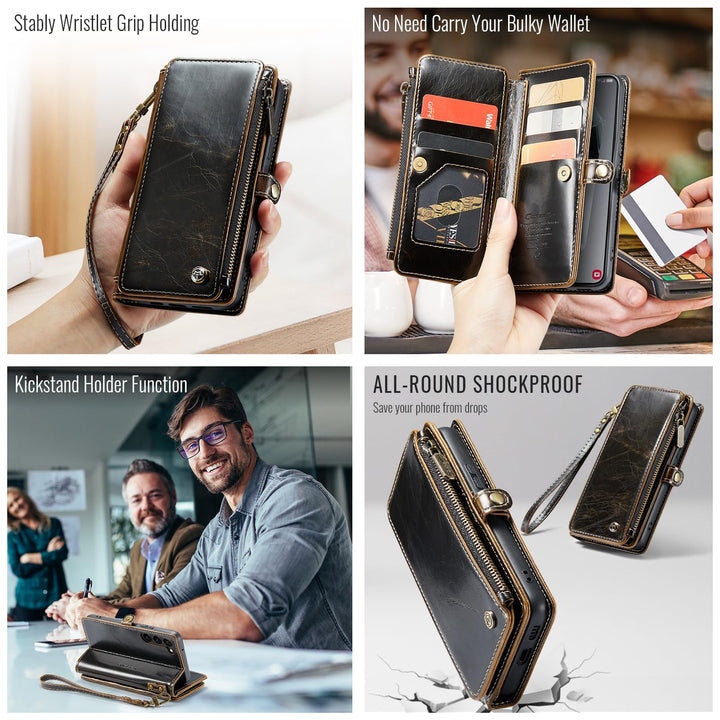 Defencase RFID Wallet Case for Galaxy S23 - Purple - DOKUTRONIX