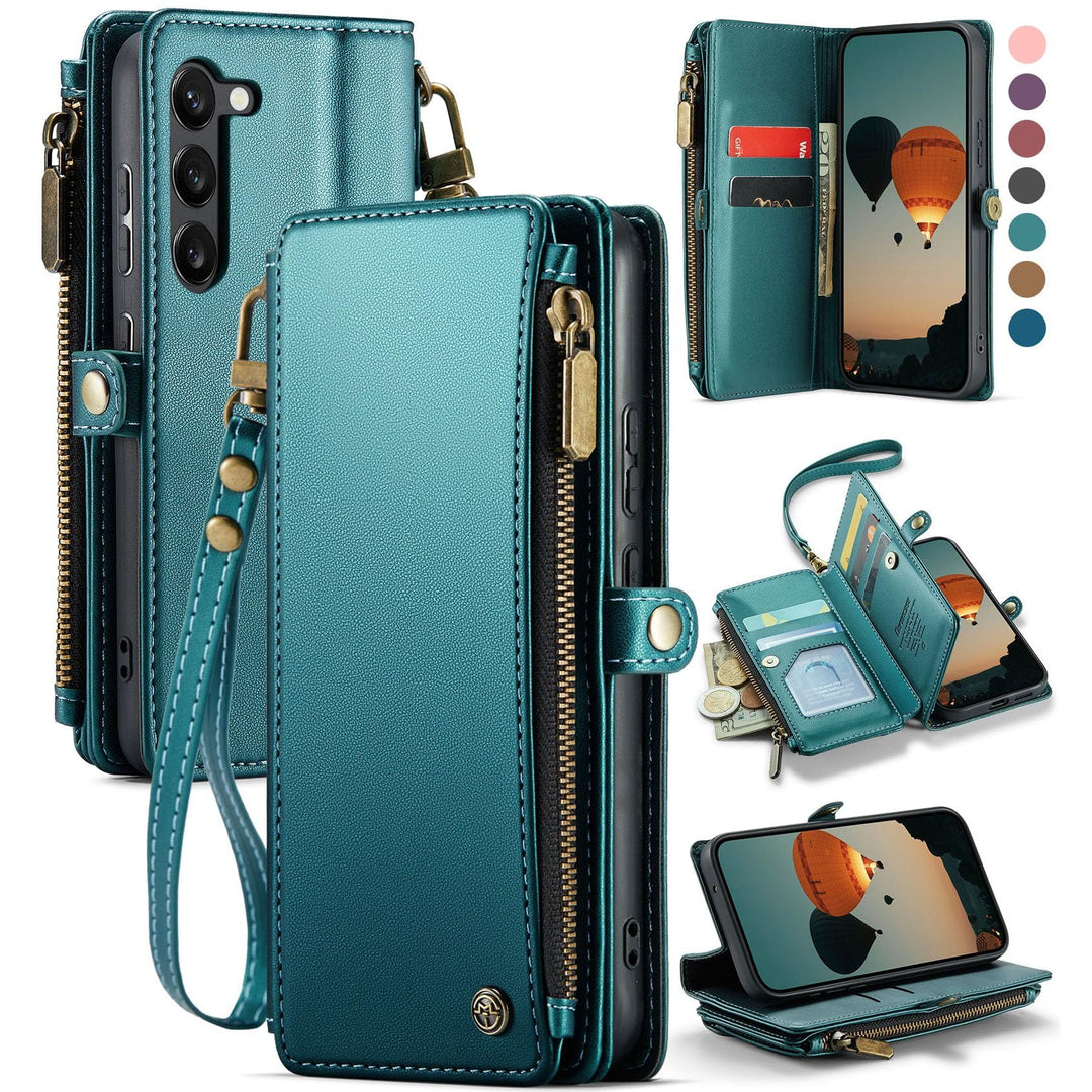 Defencase RFID Wallet Case for Galaxy S23 - Purple - DOKUTRONIX