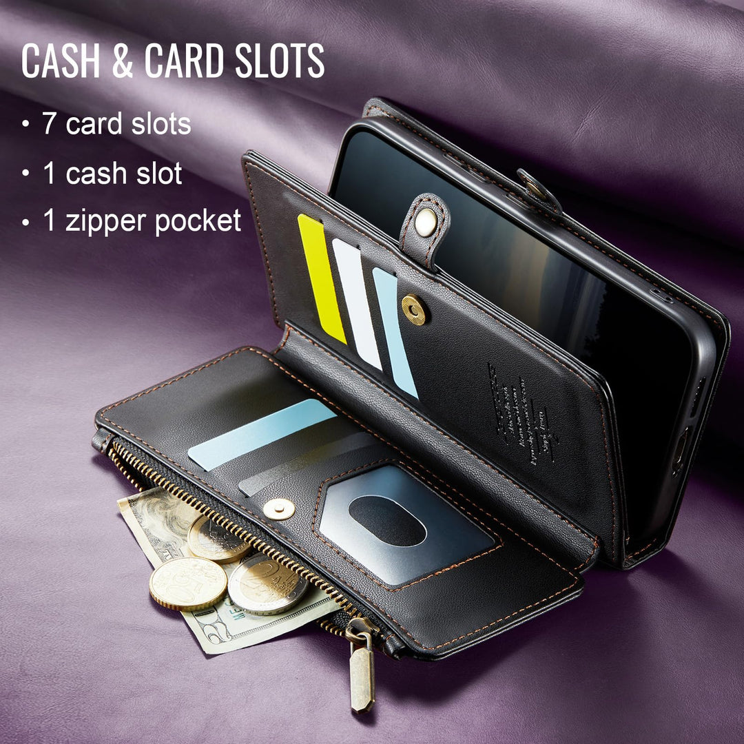 Defencase RFID Wallet Case for Galaxy S23 - Purple - DOKUTRONIX