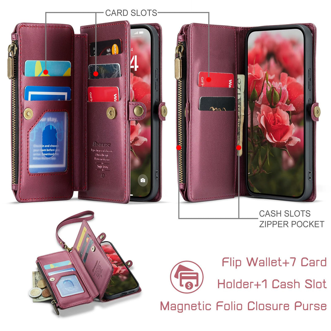 Defencase RFID Wallet Case for Galaxy S23 - Purple - DOKUTRONIX