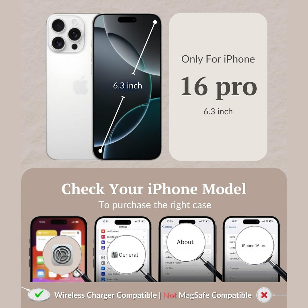 Desert Sky Slim Wallet Case for iPhone 16 Pro - DOKUTRONIX