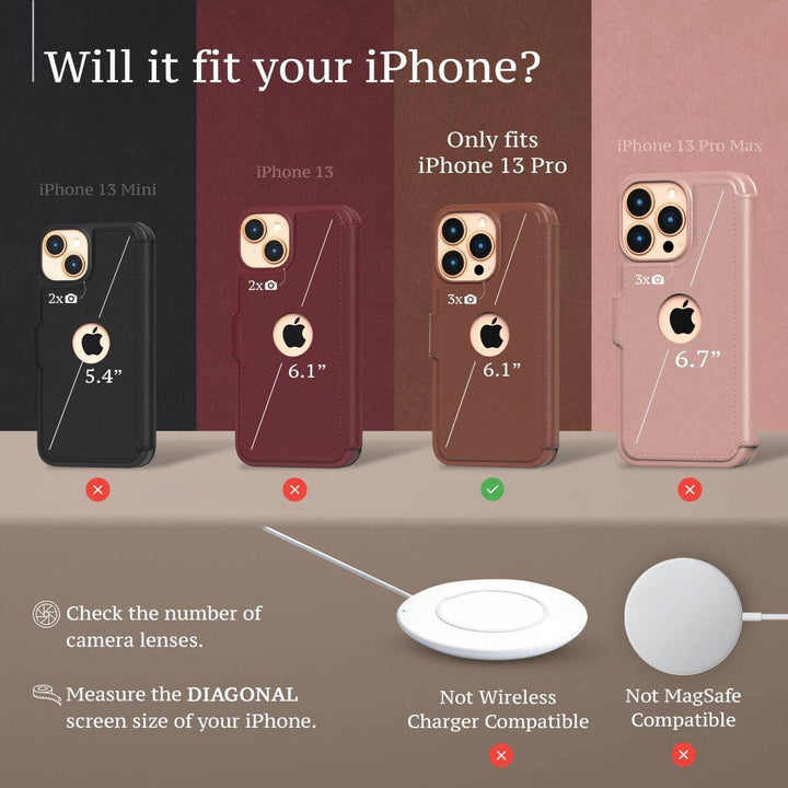 Desert Sky Slim Wallet Case for iPhone 16 Pro - DOKUTRONIX