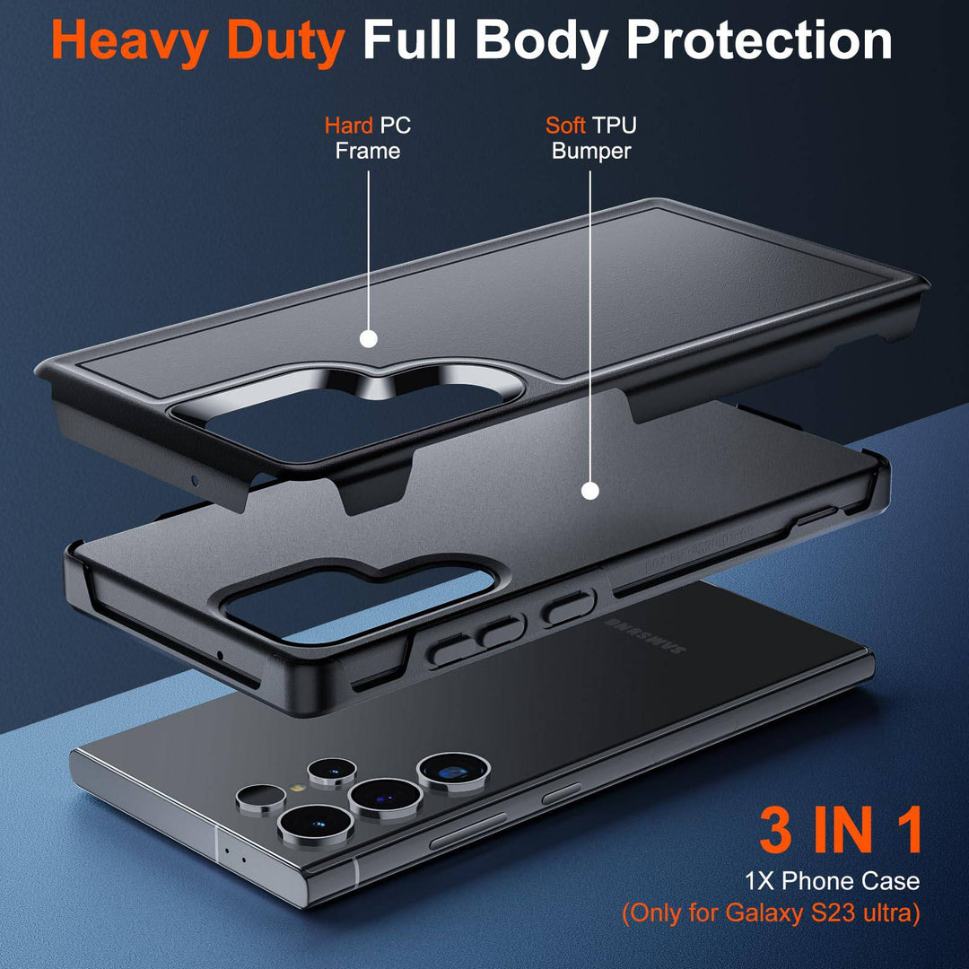 Galaxy S22 ArmorGuard: Military Drop Protection Case - DOKUTRONIX