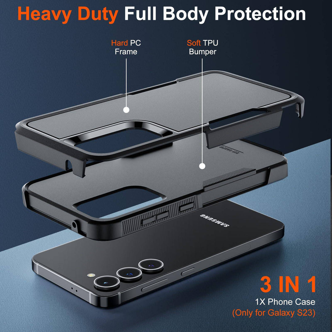 Galaxy S22 ArmorGuard: Military Drop Protection Case - DOKUTRONIX