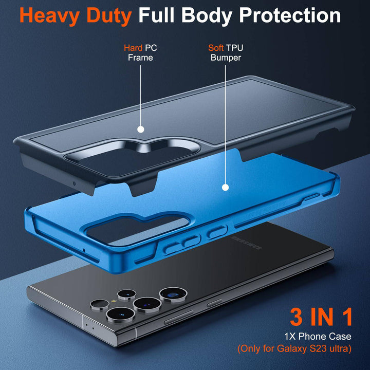 Galaxy S22 ArmorGuard: Military Drop Protection Case - DOKUTRONIX
