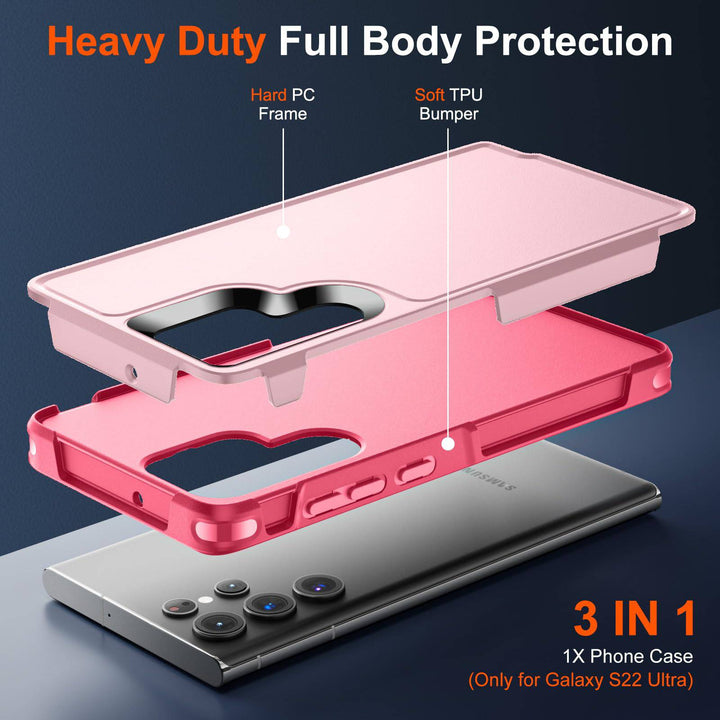 Galaxy S22 ArmorGuard: Military Drop Protection Case - DOKUTRONIX