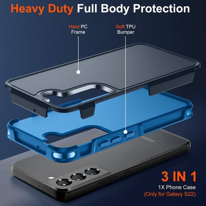 Galaxy S22 ArmorGuard: Military Drop Protection Case - DOKUTRONIX