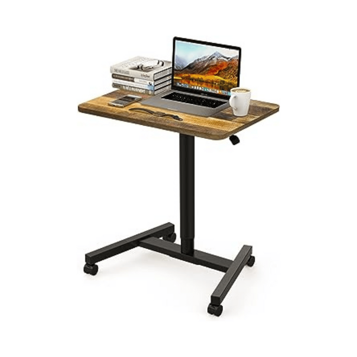 FlexiDesk: 28 Height Adjustable Rolling Laptop Desk - DOKUTRONIX