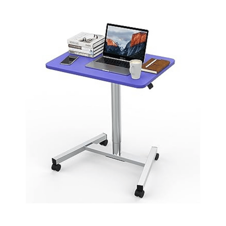 Purple Laptop Sit Stand Desk - DOKUTRONIX