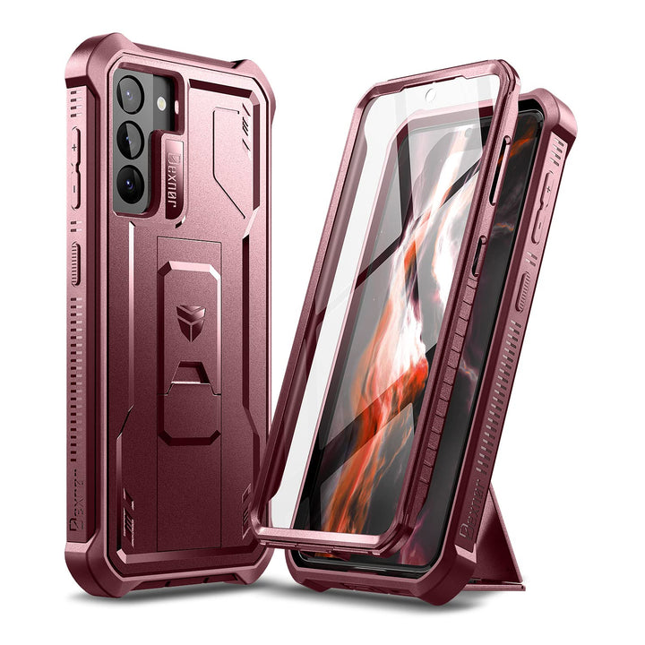 Dexnor Shield Heavy‑Duty Case with Kickstand for Samsung Galaxy S21 - DOKUTRONIX