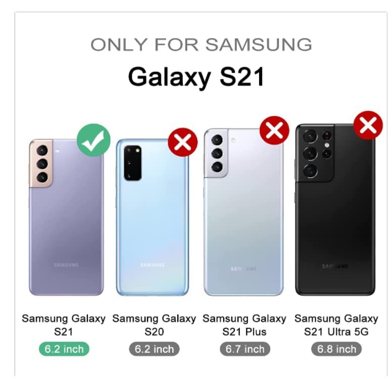 Dexnor Shield Heavy‑Duty Case with Kickstand for Samsung Galaxy S21 - DOKUTRONIX