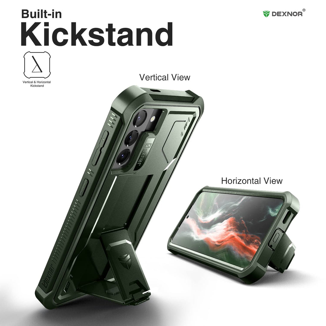 ShockArmor S21+ Case with Kickstand - DOKUTRONIX