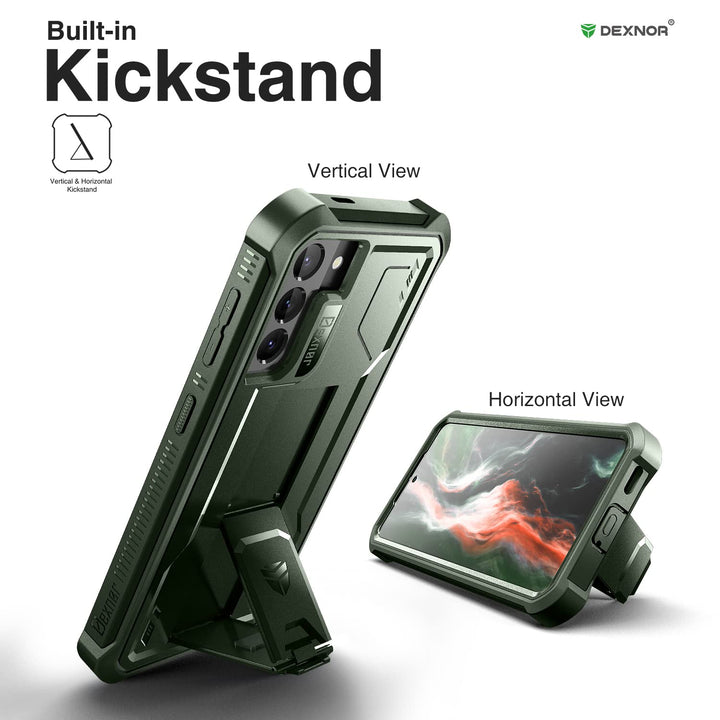 ShockArmor S21+ Case with Kickstand - DOKUTRONIX