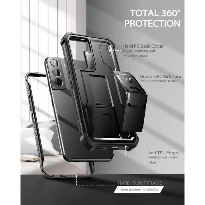 Dexnor Armor Case for Galaxy S22 with Kickstand - DOKUTRONIX