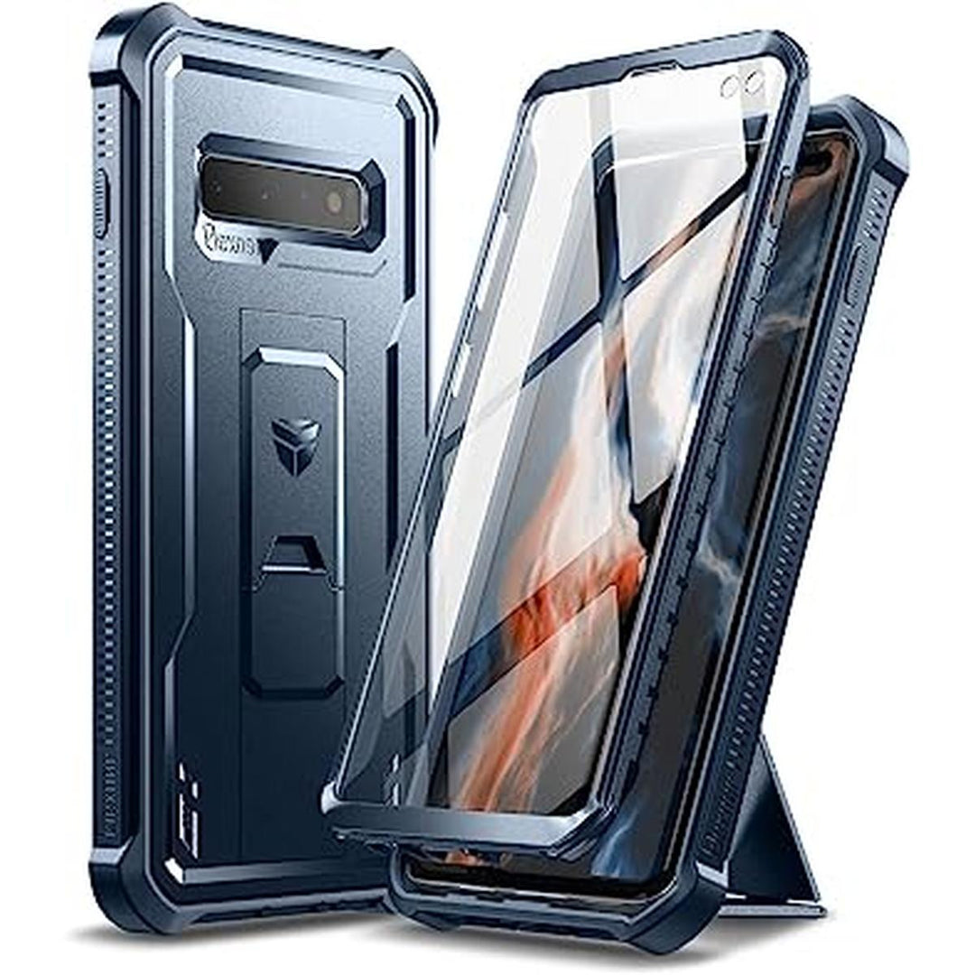 Dexnor Galaxy S10+ Armor Case - Blue Nebula Shield - DOKUTRONIX