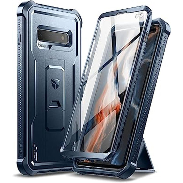 Dexnor Galaxy S10+ Armor Case - Blue Nebula Shield - DOKUTRONIX
