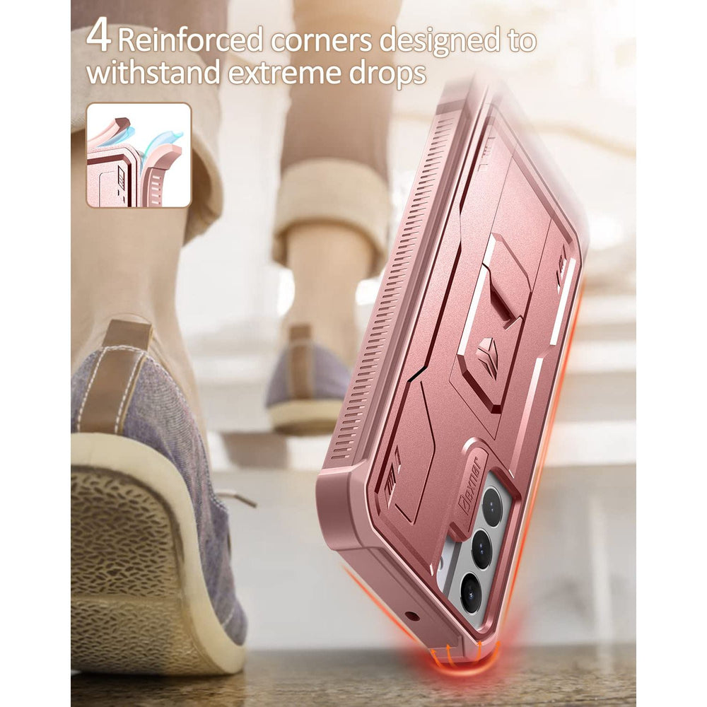 Dexnor Heavy Duty Galaxy S22 Plus Case - Peony Pink - DOKUTRONIX