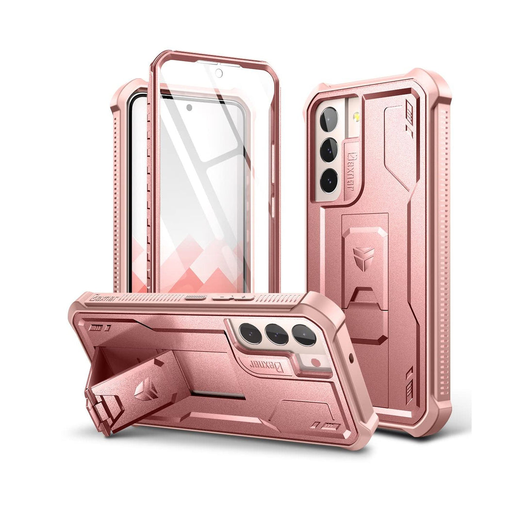 Dexnor Heavy Duty Galaxy S22 Plus Case - Peony Pink - DOKUTRONIX