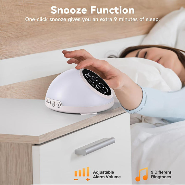 SmartGlow Dual Alarm Clock - DOKUTRONIX