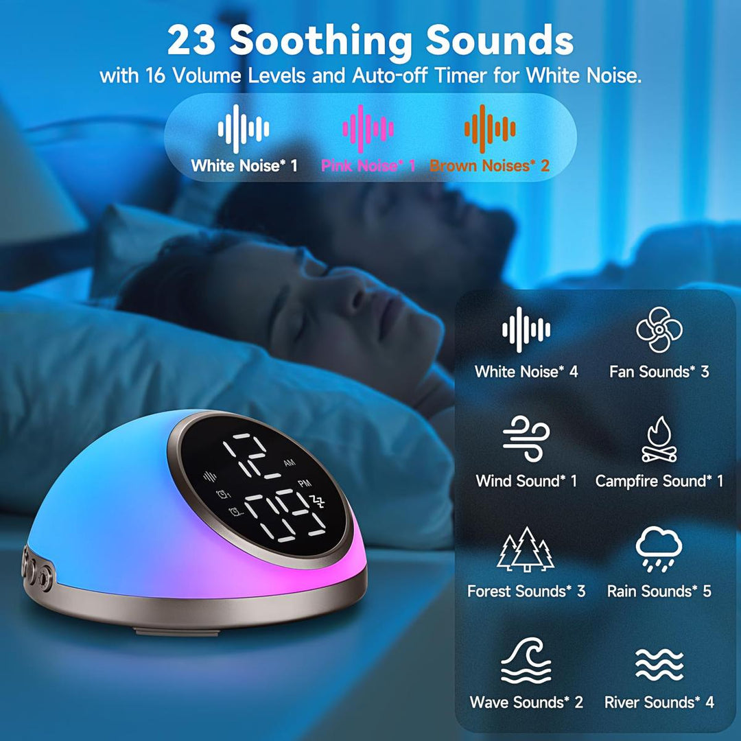 SmartGlow Dual Alarm Clock - DOKUTRONIX