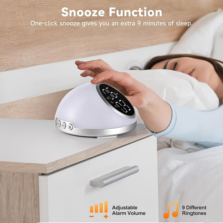 SmartGlow Dual Alarm Clock - DOKUTRONIX
