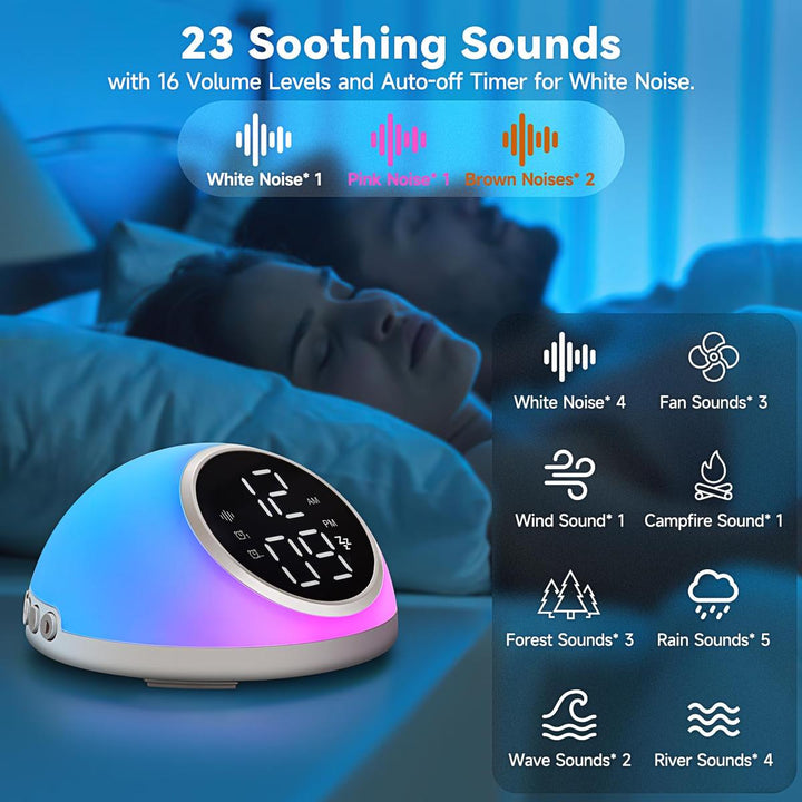 SmartGlow Dual Alarm Clock - DOKUTRONIX