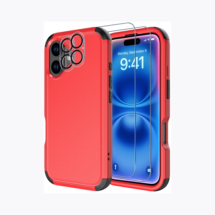 Diverbox Elite iPhone 16 Case - Heavy Duty Red защитa - DOKUTRONIX