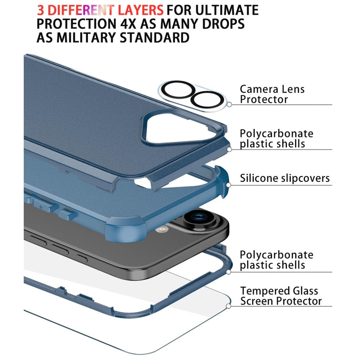 Diverbox Heavy-Duty iPhone 16 Case & Screen Guard - DOKUTRONIX