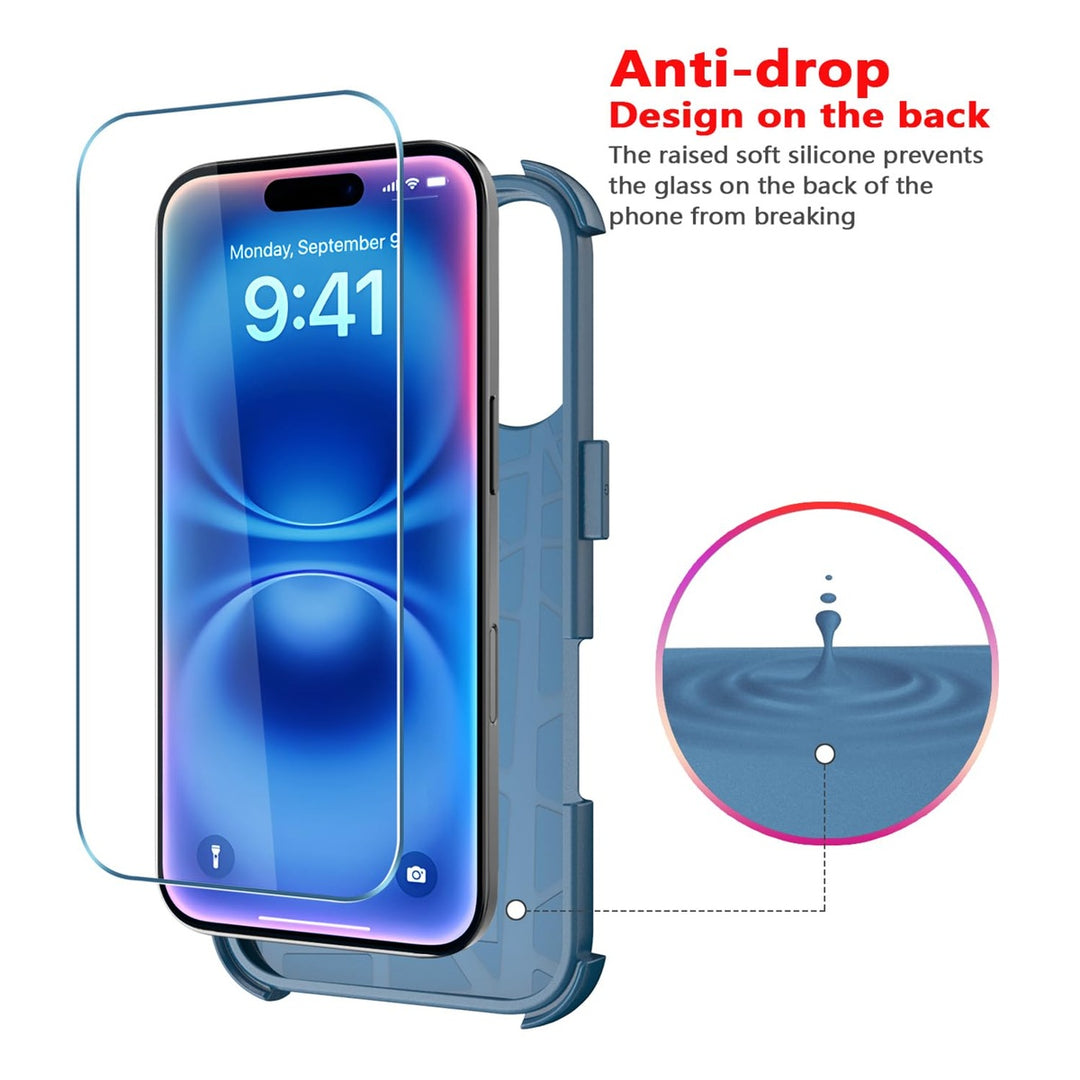 Diverbox Heavy-Duty iPhone 16 Case & Screen Guard - DOKUTRONIX