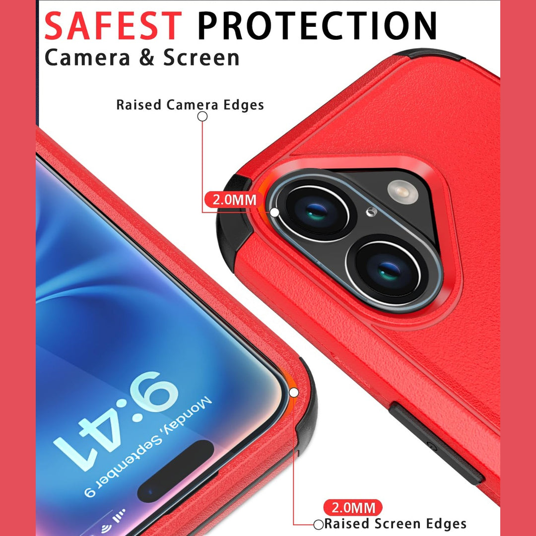 Diverbox Elite iPhone 16 Case - Heavy Duty Red защитa - DOKUTRONIX