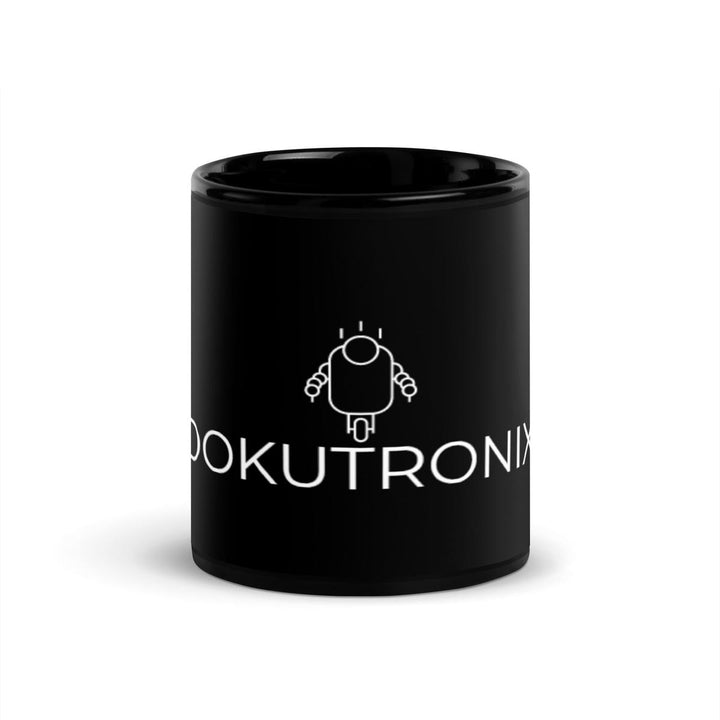 Black Glossy Mug by Dokutronix - DOKUTRONIX