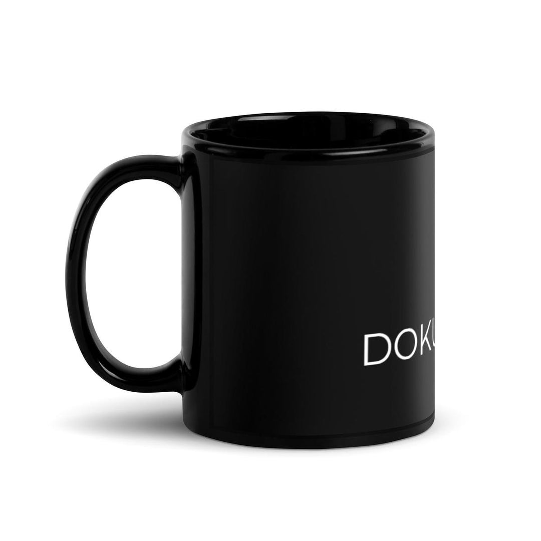 Black Glossy Mug by Dokutronix - DOKUTRONIX