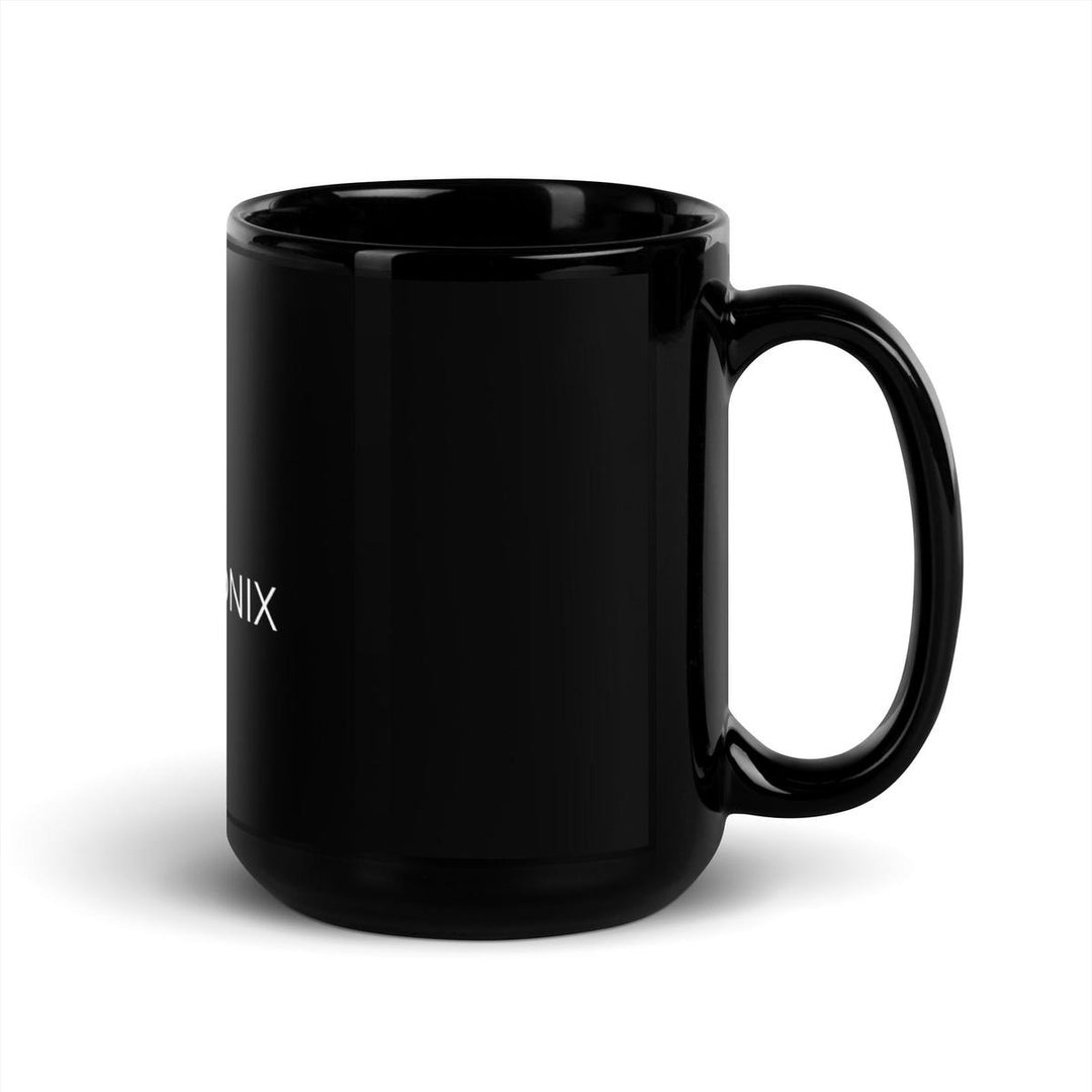 Black Glossy Mug by Dokutronix - DOKUTRONIX
