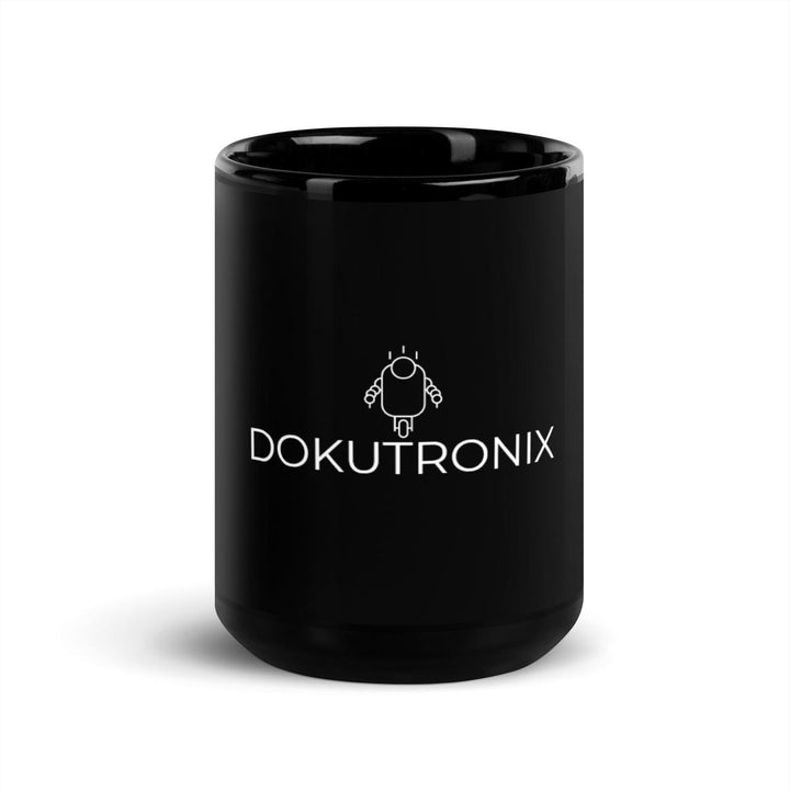 Black Glossy Mug by Dokutronix - DOKUTRONIX