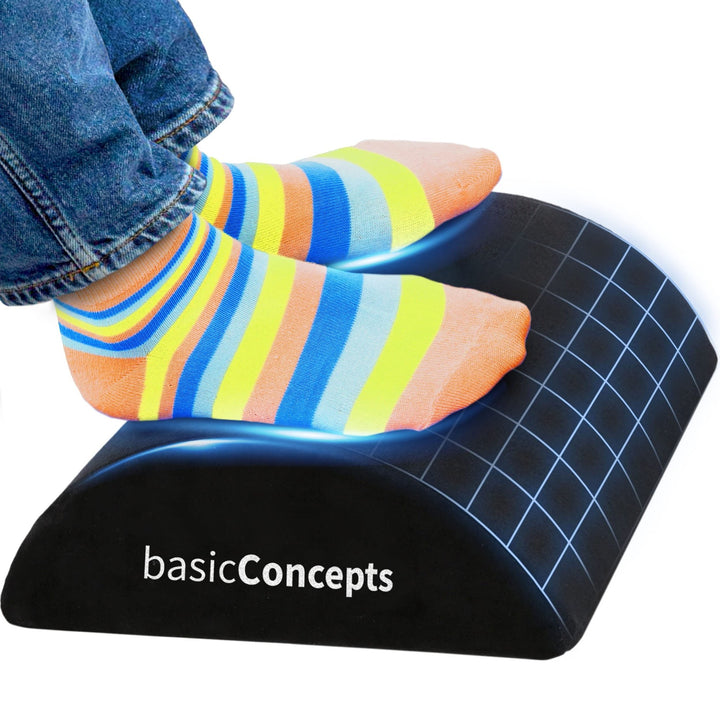 SkyRest Memory Foam Foot Hammock for Travel Relaxation - DOKUTRONIX