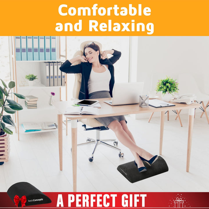 SkyRest Memory Foam Foot Hammock for Travel Relaxation - DOKUTRONIX