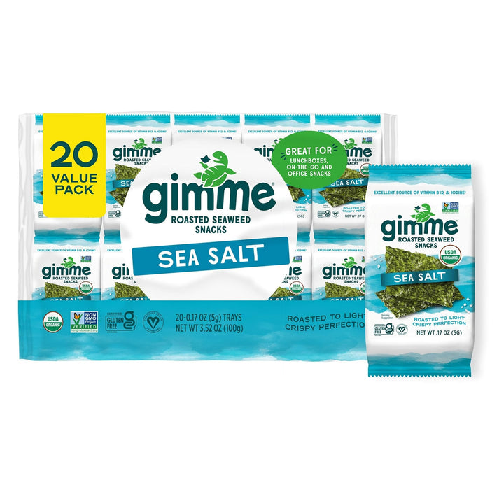 SeaSalt Seaweed Snacks - Iodine & Omega 3 Boost - DOKUTRONIX