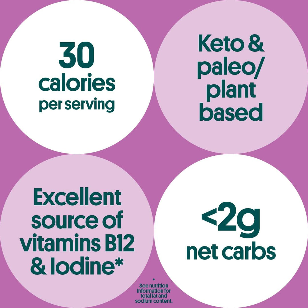 SeaSalt Seaweed Snacks - Iodine & Omega 3 Boost - DOKUTRONIX