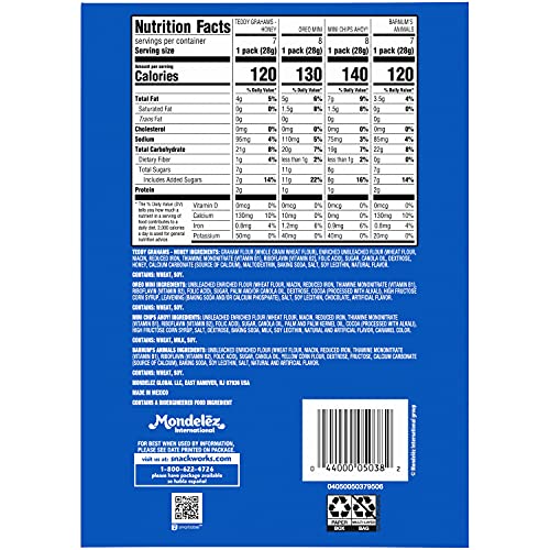Nabisco Mini Treats Variety Snack Pack - DOKUTRONIX