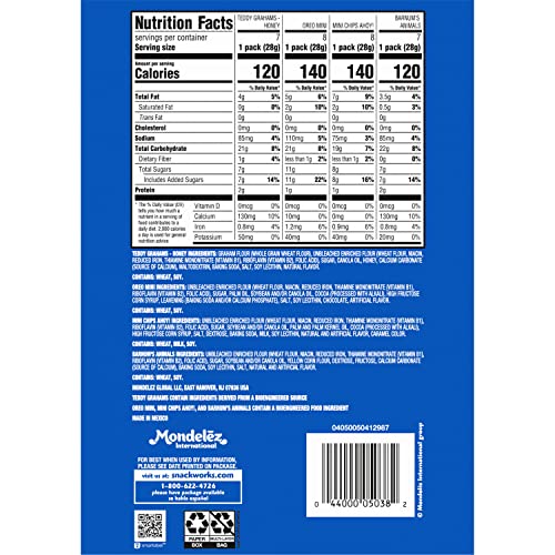 Nabisco Mini Treats Variety Snack Pack - DOKUTRONIX