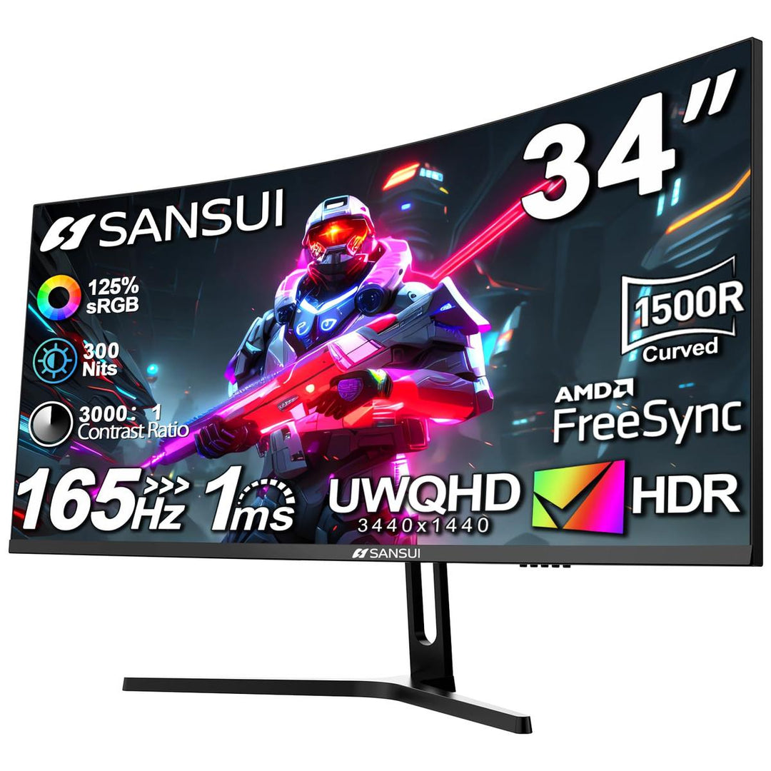 SANSUI Curve Gaming Monitor - DOKUTRONIX