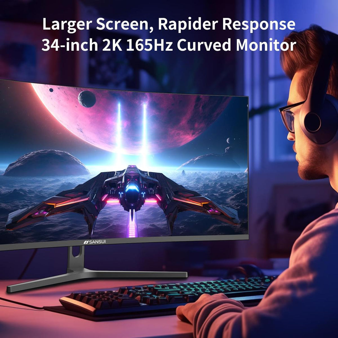 SANSUI Curve Gaming Monitor - DOKUTRONIX