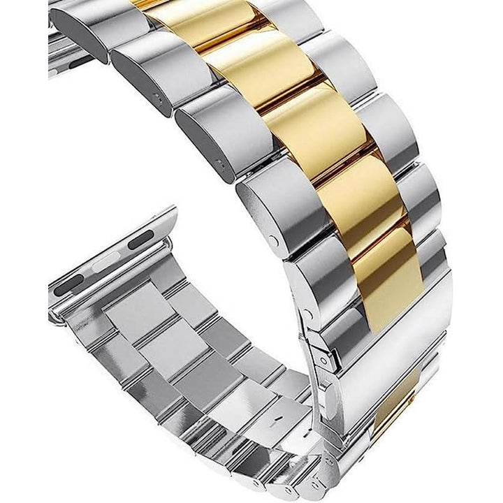 Elegant Duo Stainless Steel Apple Watch Band - DOKUTRONIX