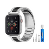 SteelFlex Band for Apple Watch - Silver/Black