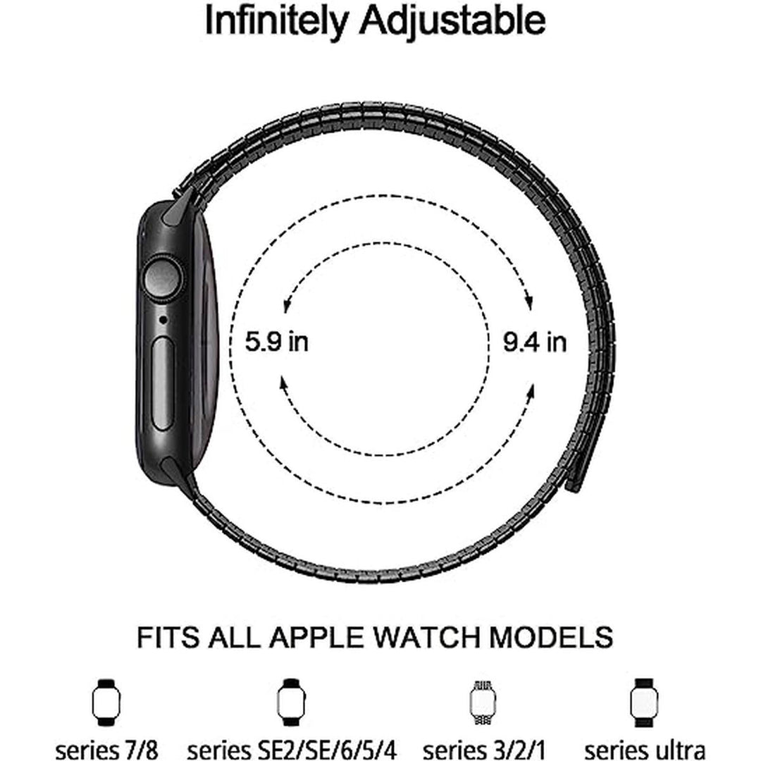 BPAZVUH MagBand for Apple Watch - Black - DOKUTRONIX