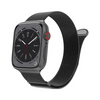 Marge Plus Black Stainless Mesh Apple Watch Band