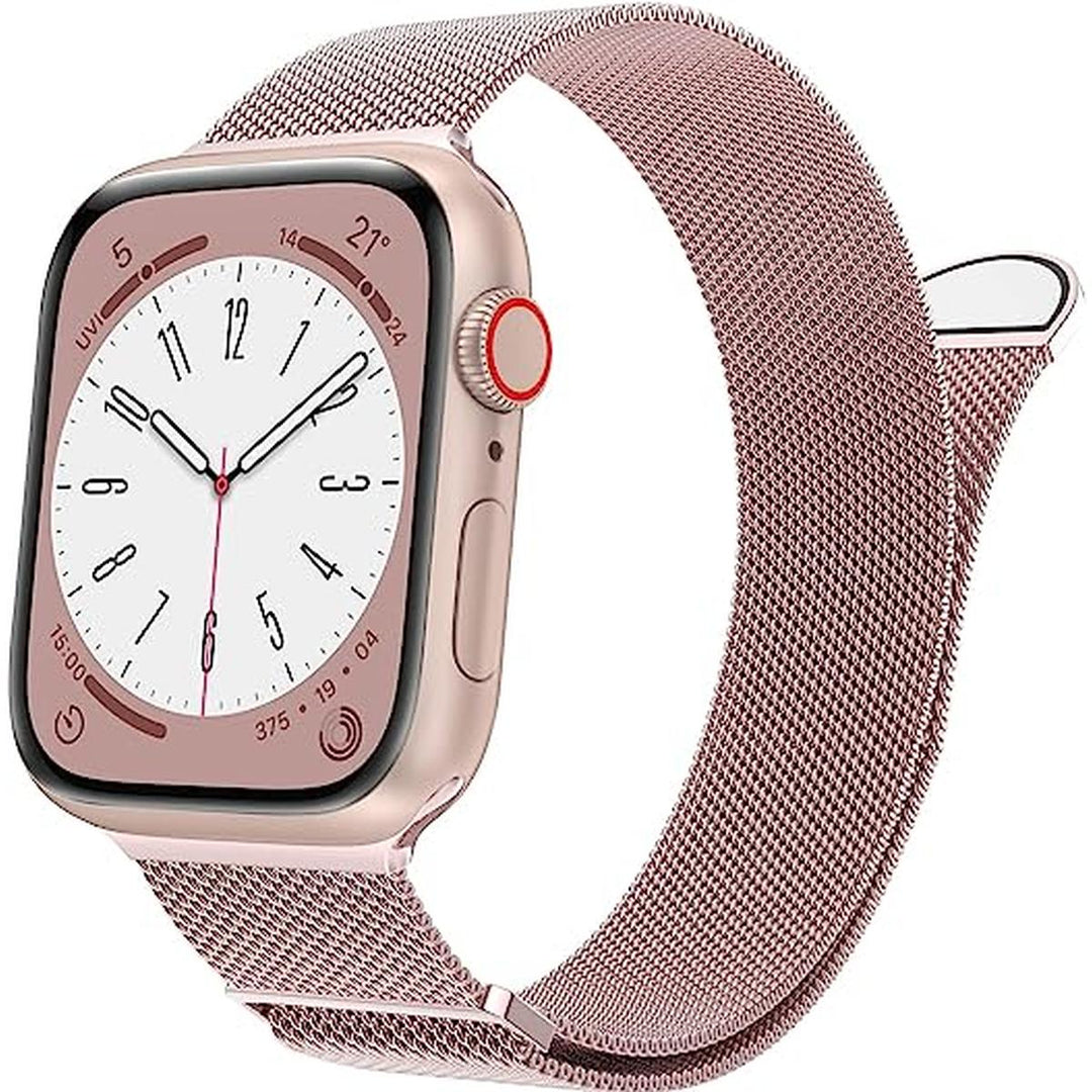 Marge Plus Rose Gold Mesh Loop Band for Apple Watch - DOKUTRONIX